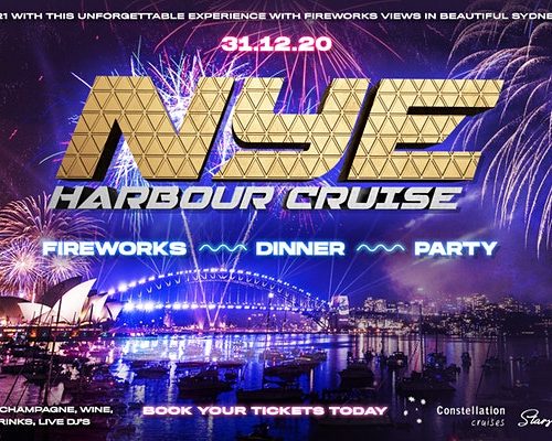New Years Eve VIP Party – Fireworks Boat Cruise – Food, Drinks & Entertainment